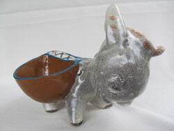 Gál Béla kerámia csacsi szamár