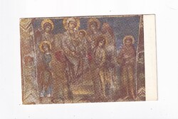 KV:46 Antik Karácsonyi vallásos képeslap "Postatiszta"