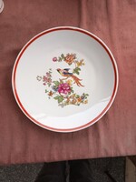 Zsolnay fali tányér madaras