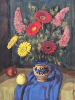 Schey Ferenc 1981 / Nagy Gerbera csendélet