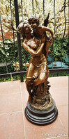 Vénusz és Ámor - Tekintélyes bronz szobor