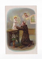 KV:43 Antik Karácsonyi vallásos képeslap "Postatiszta"