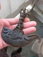 Tibeti bronz Buddha Buddhista rituális kés