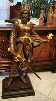 Perzsa király - Hatalmas bronz szobor műalkotás
