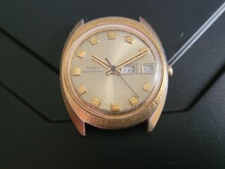 TIMEX nap-dátumos antik mechanikus férfi karóra HIBÁS