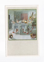 KA:55 Karácsonyi képeslap REPLIKÁK "Postatiszta"