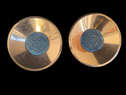 Magyarcsák Mária - Újpesti Cérnagyár tányér pár