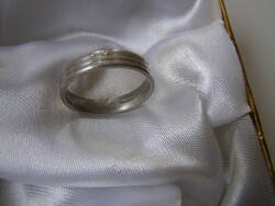 Női ezüst karika gyűrű, karikagyűrű