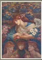 Dante Gabriel Rossetti: " AZ ÁLDOTT LÁNY "