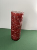 Nagy bordó gyertya - karácsonyi hangulatú