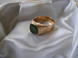 ARANY NŐI KÖVES PECSÉTGYŰRŰ