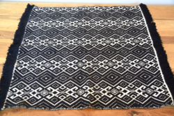 Antik Régi Népi Hagyományőrző terítő szőtt szőttes asztalterítő abrosz különleges szép 51 x 56