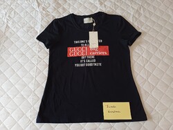 Új címkés eredeti női Gucci póló L-es