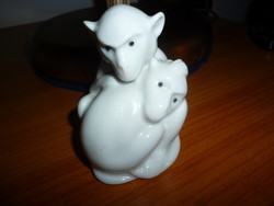 Pfeffer Gotha német porcelán majompár