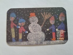 POSTA BANK - NEMZETKÖZI GYERMEKMENTŐ SZOLG. Országos Rajzpályázat -Papp Kitti 1992. évi kártyanaptár