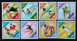 PS2788-95  / Magyarország 1972 Olimpia - München bélyegsor pecsételt