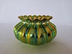 Zsolnay Eozin Gerezdes kaspó (25.336)