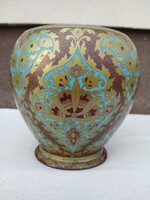 Zsolnay KASPÓ gyönyörű festéssel! Antik! LICIT!