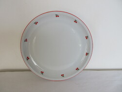 RÉGI, ALFÖLDI CSERESZNYÉS NAGY  SÜLTES TÁNYÉR.. ALKUKÉPES!