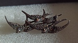 Csodás ezüst bross