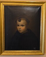 Kubinyi Géza (1828-1894) - "Murillo után" - antik olajfestmény