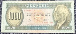 1000 forint 1983 március B sorozat! Ritkább! VF állapot