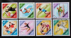 PS2788-95  / Magyarország 1972 Olimpia - München bélyegsor pecsételt