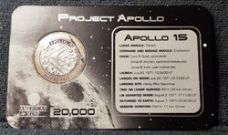 "Apollo-15" emlékérme - American mint project