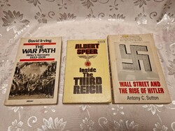 3 db-os angol nyelvű könyvcsomag, együtt ,,Harmadik Birodalom"