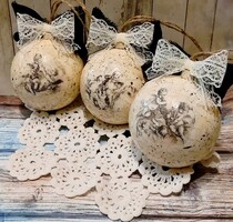 Cuki, elegáns puttok - karácsonyi dekor