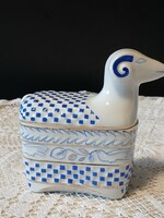 Hollóházi kost formázó doboz Veress Miklós