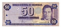 Nicaragua 50 Cordoba Bankjegy 2002 P193