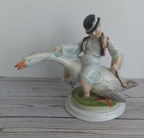 Herendi porcelán Ludas Matyi "Antik"!