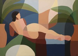 Szieszta c. Modern festmény