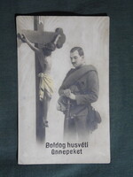 Képeslap,Osztrák Magyar hadsereg,katona levél,honvéd,katona,fegyver,1916