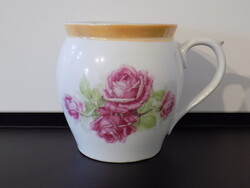 Nagy méretű rózsás csupor!