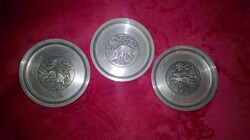 3 darab vadjelenetes ón poháralátét