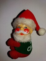Vintage kapaszkodó CSIMPASZKODÓ mini Mikulás figura "BOLDOG KARÁCSONYT"  a képek szerint