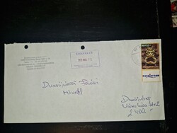 2013, megszemélyesített bélyeg küldeményen, Dunainform Kft, Dunaújváros