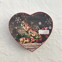 Adventi kalendárium, naptár - szívek, várakozás