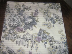 Csodaszép vintage stílusú madaras virágos díszpárnahuzat