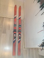 Fischer Jolly retro síléc, 160 cm-es Tyrolia kötéssel, sífékkel használt