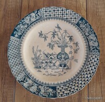 Antik Fischer Ignác fajansz tányér