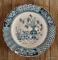 Antik Fischer Ignác fajansz tányér