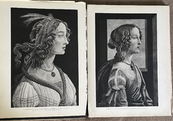 Sandro Botticelli könyv 1937 Bécs