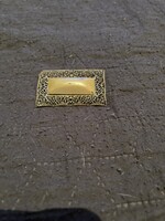 Réz téglalap alakú bross