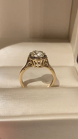 Gyémánt szoliter gyűrű 1,30 ct