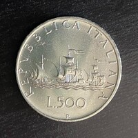 Olaszország (Italy) - 500 lire 1969 coin - Silver