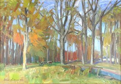 1Y028 Somogyi Imre : "Erdőrészlet" 1979