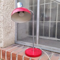 Retro - Space age asztali lámpa - piros - Nádai Tibor